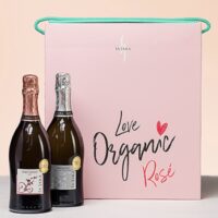 Gift Box "Organic Bubbles"  La Jara  "Prosecco"  Brut & 2 glazen